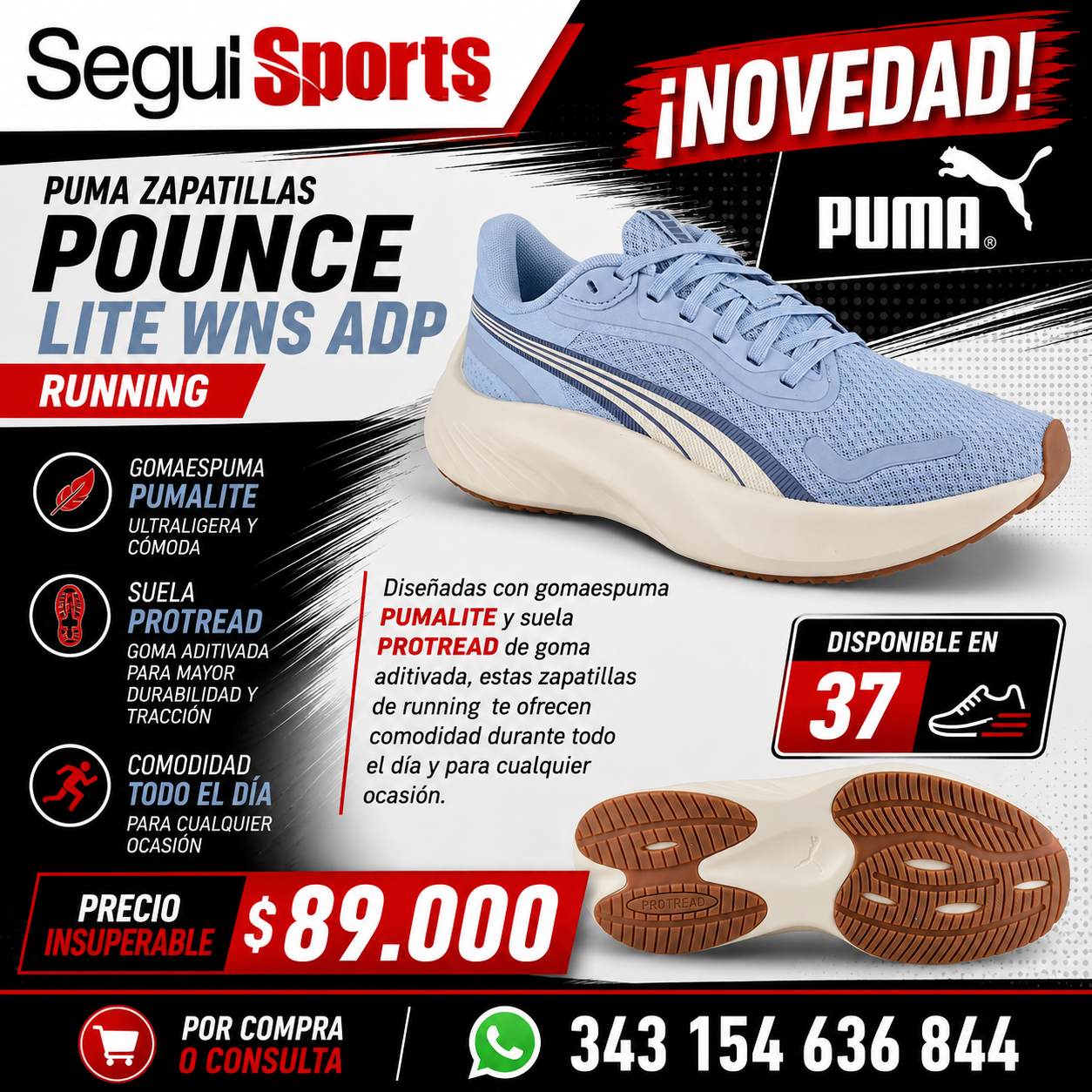 Zapatilla Puma Pounce Lite